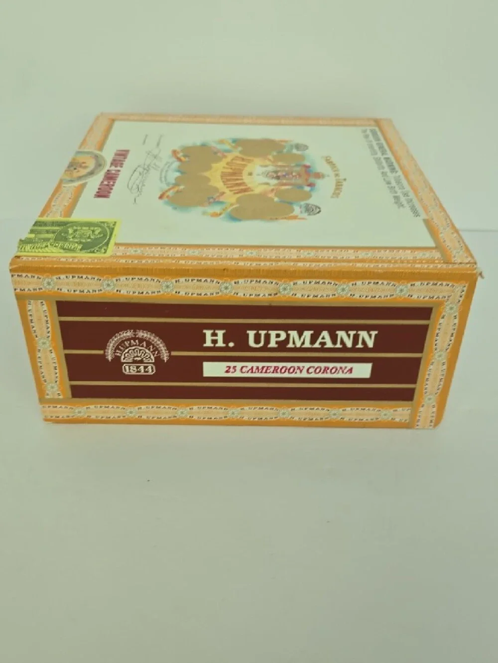 Vintage H. Upmann Vintage Cameroon Empty Cigar Craft Box